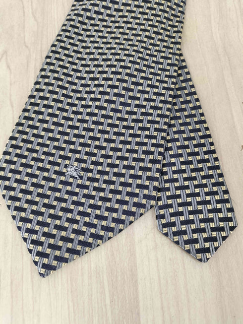 バーバリーズ BURBERRYS ホース刺繍総柄シルクネクタイ メンズ
