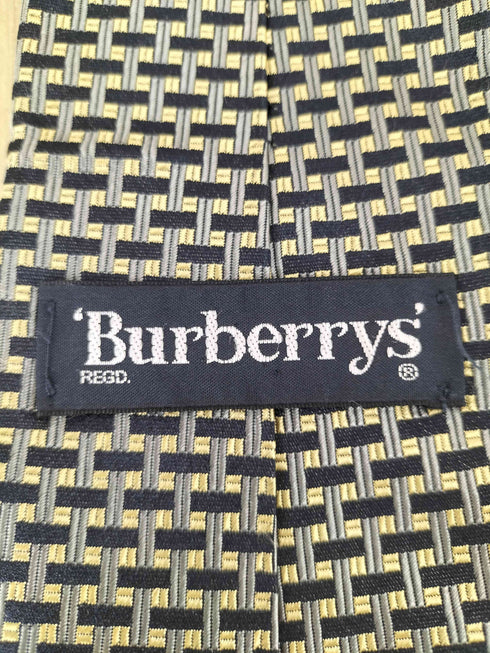 バーバリーズ BURBERRYS ホース刺繍総柄シルクネクタイ メンズ