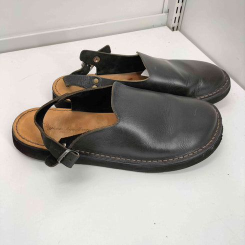 Organic handloom MEISSEN マイセン レザー クロッグ サンダル メンズ JPN:28