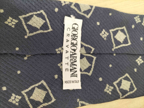 ジョルジオアルマーニ Giorgio Armani 総柄シルクネクタイ メンズ