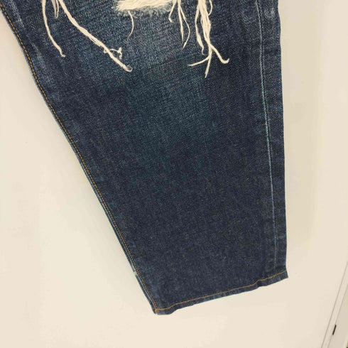 リーバイス Levis 501 ボタン裏3015刻印 ボタンフライ ダメージ インディゴ デニムパンツ メンズ W32 L32