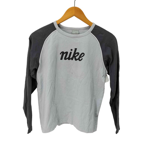ナイキ NIKE バイカラー ラグランカットソー レディース import:M