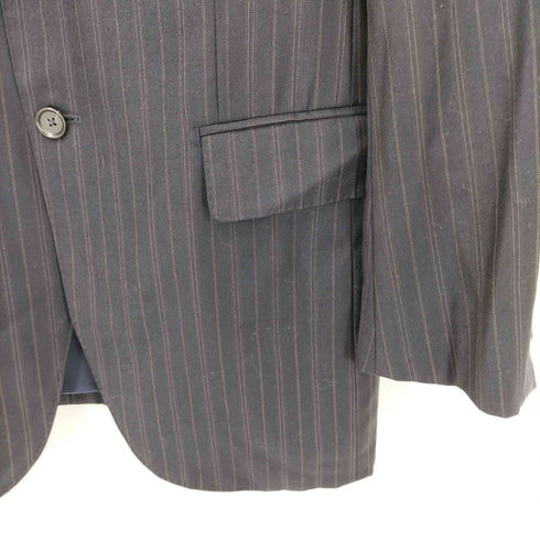 ポールスチュアート Paul Stuart SUPER 120s ストライプ ウール テーラード ジャケット メンズ JPN:2