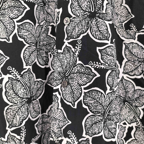 ユナイテッドアローズグリーンレーベルリラクシング UNITED ARROWS green label relaxing 別注 オープンカラー 半袖 シャツ アロハ メンズ import:M