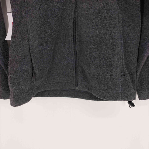 コロンビア Columbia ロゴ刺繍 ドローコード スタンドネック フリースジャケット レディース import:S