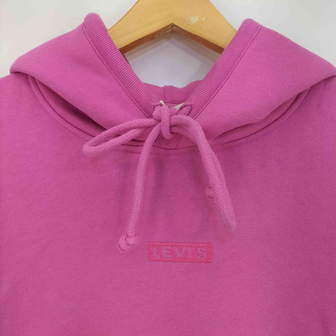 リーバイス Levis フロント ボックスロゴ スウェットプルオーバーパーカー レディース import:XS