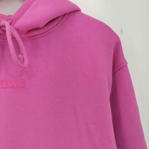 リーバイス Levis フロント ボックスロゴ スウェットプルオーバーパーカー レディース import:XS