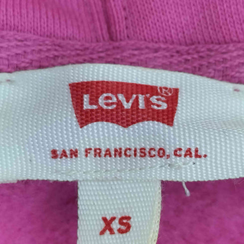 リーバイス Levis フロント ボックスロゴ スウェットプルオーバーパーカー レディース import:XS