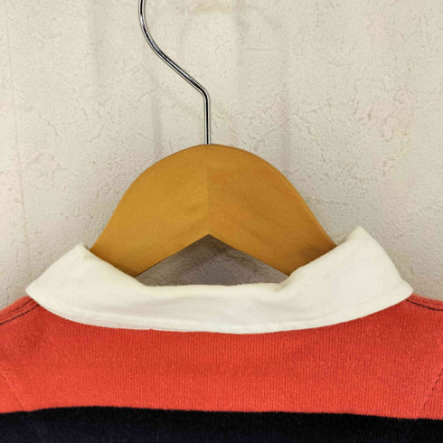 ポロバイラルフローレン Polo by RALPH LAUREN 90S スリランカ製 ボーダーラガーシャツ メンズ import:L