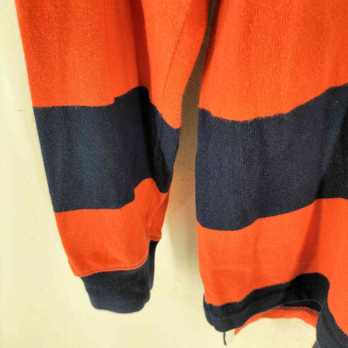 ポロバイラルフローレン Polo by RALPH LAUREN 90S スリランカ製 ボーダーラガーシャツ メンズ import:L