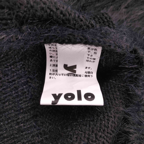YOLO シャギーニットカーディガン メンズ JPN:L