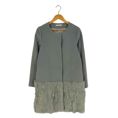 フェンネル FENNEL レッキスファー ノーカラーコート レディース JPN:9号