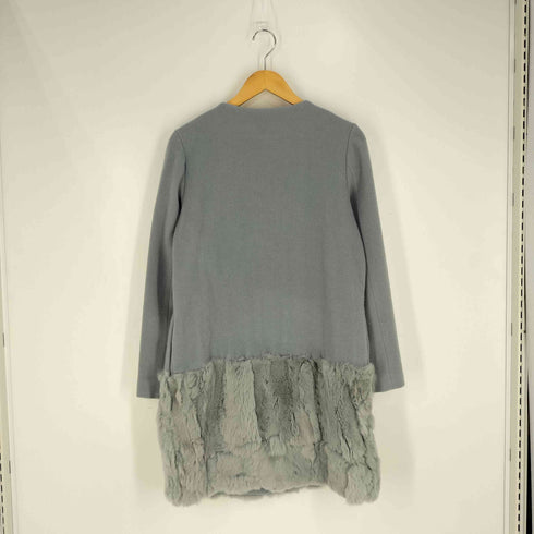フェンネル FENNEL レッキスファー ノーカラーコート レディース JPN:9号