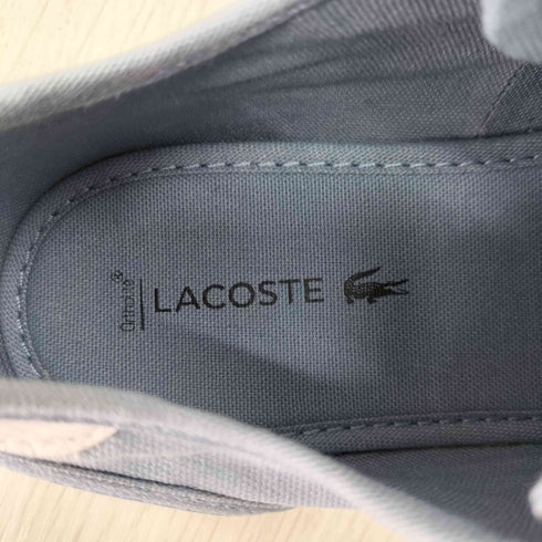 ラコステ LACOSTE ワニ刺繍ロゴ ローカットスニーカー レディース UK:4