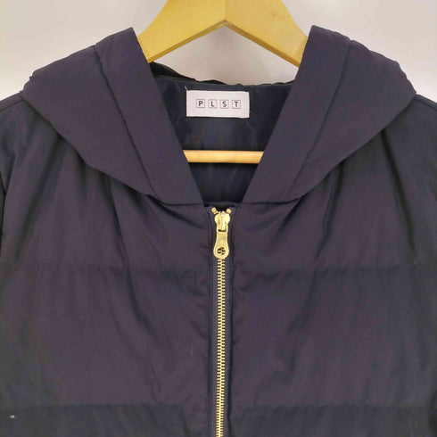 プラステ PLST ダブルジップ フーデッド ダウンコート レディース JPN:M