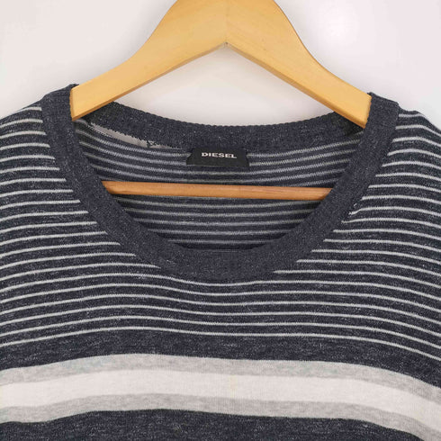 ディーゼル DIESEL ボーダーロングニット メンズ import:M