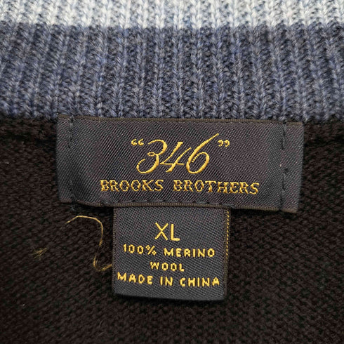 ブルックスブラザーズ 346 BROOKS BROTHERS モックネック プルオーバー ニット メンズ import:XL