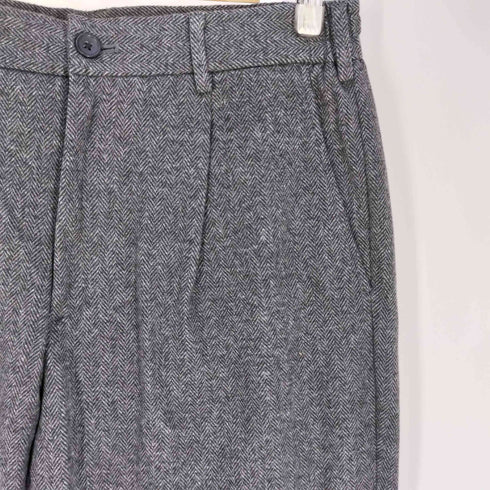 ユニクロ UNIQLO 24aw タックワイドパンツ/ヘリンボーン メンズ JPN:M