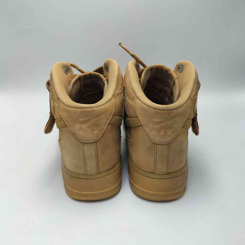 ナイキ NIKE AIR FORCE 1 MID '07 WB FLAX/WHEAT-GUM LIGHT BROWN エアフォース 1 07 ミッド スニーカー フラックス ウィート ガム ライト ブラウン メンズ JPN:27