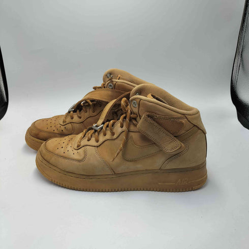 ナイキ NIKE AIR FORCE 1 MID '07 WB FLAX/WHEAT-GUM LIGHT BROWN エアフォース 1 07 ミッド スニーカー フラックス ウィート ガム ライト ブラウン メンズ JPN:27