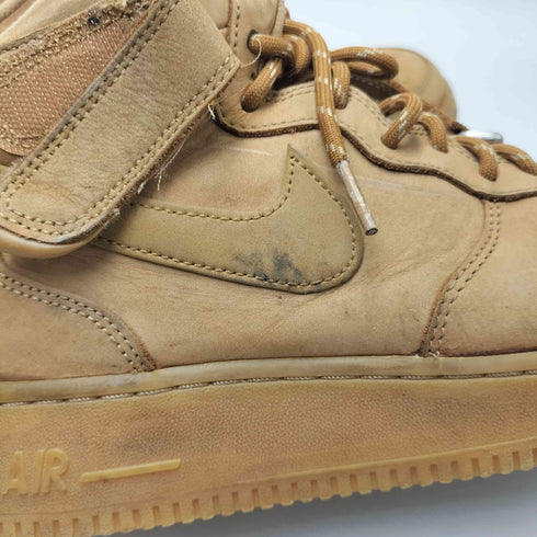 ナイキ NIKE AIR FORCE 1 MID '07 WB FLAX/WHEAT-GUM LIGHT BROWN エアフォース 1 07 ミッド スニーカー フラックス ウィート ガム ライト ブラウン メンズ JPN:27
