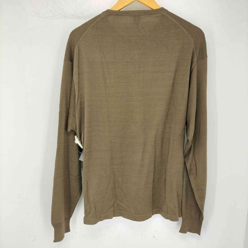 anthology シルク100 Vネック 長袖ニット メンズ import:XL