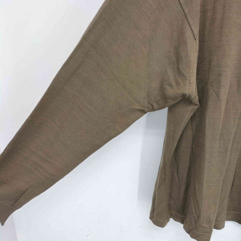 anthology シルク100 Vネック 長袖ニット メンズ import:XL