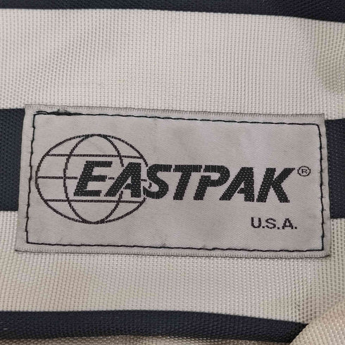 イーストパック EASTPAK マチレザー切替 ボーダー バッグパック メンズ