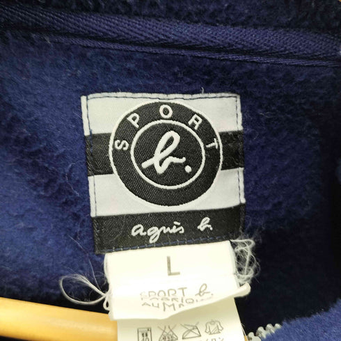 アニエスベースポーツ agnes b. SPORT ジップアップ フリースジャケット vintage メンズ import:L