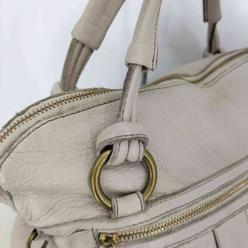 サザビー SAZABY 2way レザーハンドバッグ レディース