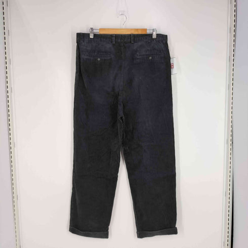 ギャップ Gap 90s relaxed fit 2タック 中細畝 ブラック コーデュロイ パンツ メンズ 38/30