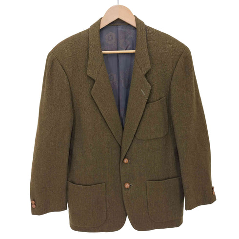 MORRIS&CRAFT クルミボタン ヘリンボーンテーラードジャケット メンズ US:40