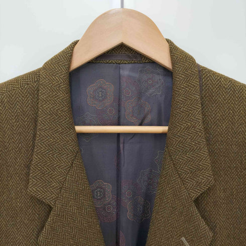 MORRIS&CRAFT クルミボタン ヘリンボーンテーラードジャケット メンズ US:40