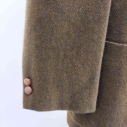 MORRIS&CRAFT クルミボタン ヘリンボーンテーラードジャケット メンズ US:40