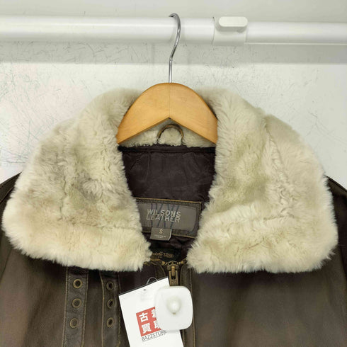 ウィルソン Wilson wilson leather シンサレートキルティング フライトジャケット レディース import:S