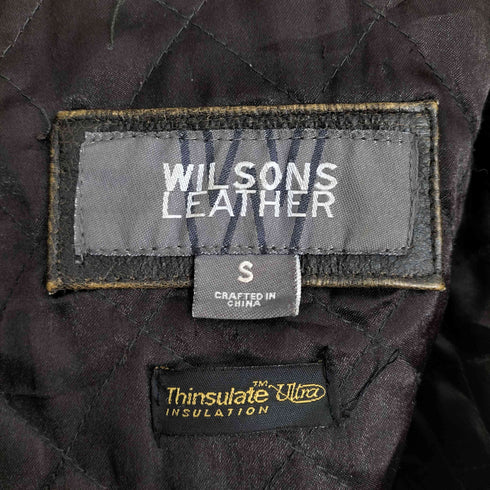 ウィルソン Wilson wilson leather シンサレートキルティング フライトジャケット レディース import:S