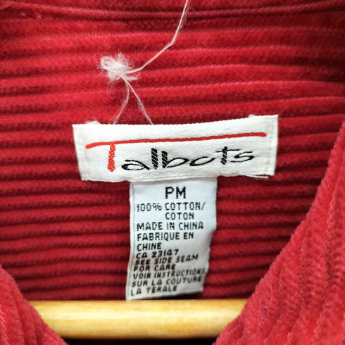 タルボット TALBOTS マルチポケットコーデュロイジャケット メンズ JPN:M