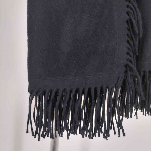 PURE CASHIMERE 大判フリンジマフラー レディース