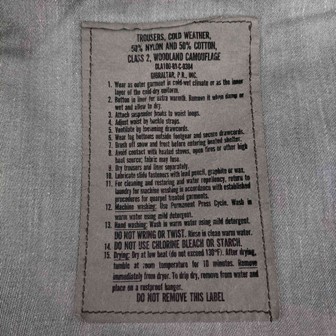 ユーエスアーミー U.S. ARMY M-65 ウッドランドカモ フィールドパンツ メンズ medium‐short