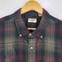 NORTHWEST BLUE アクリル チェック ボタンダウンシャツ メンズ 46/48