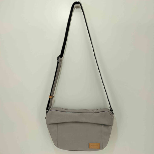 ムスタッシュ MOUSTACHE ショルダーバッグ ポリエステル×ヌメ牛革 メンズ