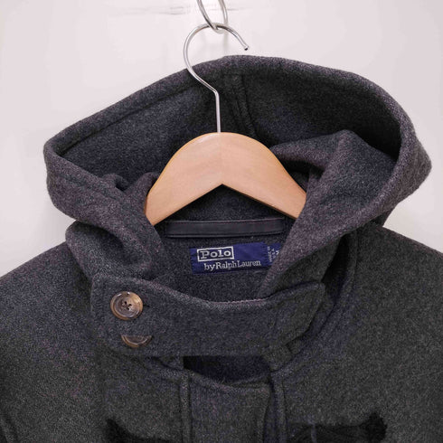 ポロラルフローレン POLO RALPH LAUREN 90S ウール100 フーデッドダッフルコート メンズ JPN:M