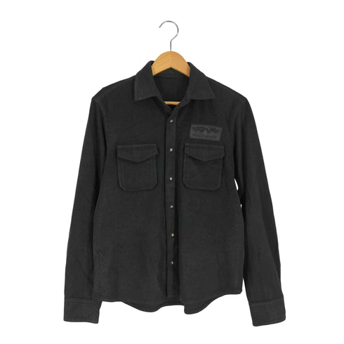 ロアーローガンス roar roarguns 二丁拳銃 ラインストーン ロゴパッチ フリース シャツ メンズ JPN:2