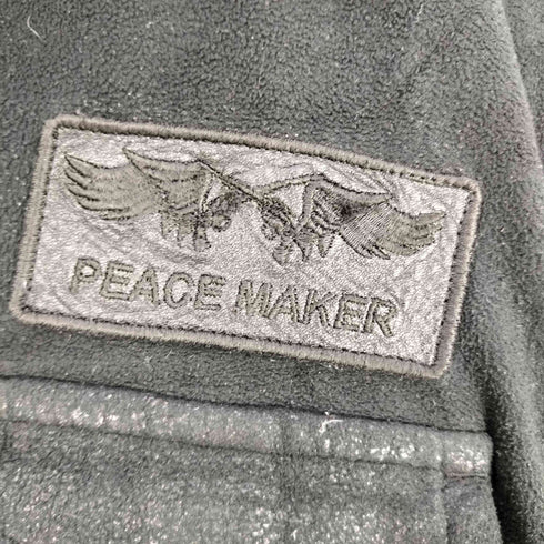 ロアーローガンス roar roarguns 二丁拳銃 ラインストーン ロゴパッチ フリース シャツ メンズ JPN:2