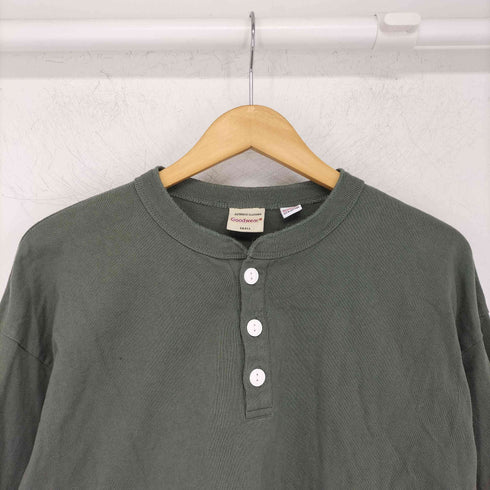 グッドウェア Goodwear USAコットン L/S ヘンリーネック Tシャツ メンズ JPN:S
