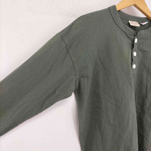 グッドウェア Goodwear USAコットン L/S ヘンリーネック Tシャツ メンズ JPN:S