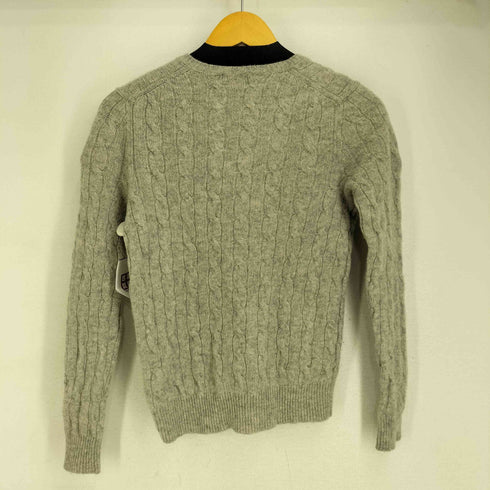 ポロラルフローレン POLO RALPH LAUREN スモールポニー刺繍 カシミア混 メリノウールVネックニット レディース import:S