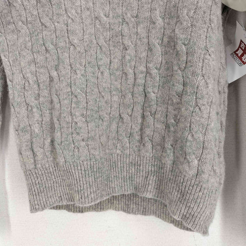 ポロラルフローレン POLO RALPH LAUREN スモールポニー刺繍 カシミア混 メリノウールVネックニット レディース import:S