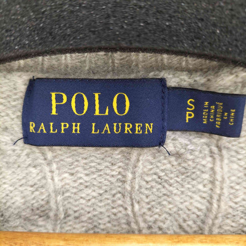 ポロラルフローレン POLO RALPH LAUREN スモールポニー刺繍 カシミア混 メリノウールVネックニット レディース import:S