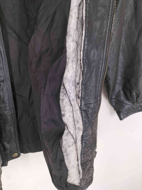 preswick & moore GENUINE LEATHER スタンドカラーレザージャケット メンズ L